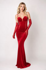 Robe de soirée longue moulante style corset avec bonnets roses 3D, décolleté V en tulle et drapés, silhouette sirène chic, Dressie Dress